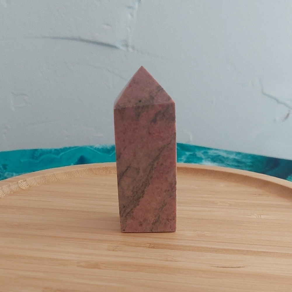 Rhodonite Crystal Tower #0394